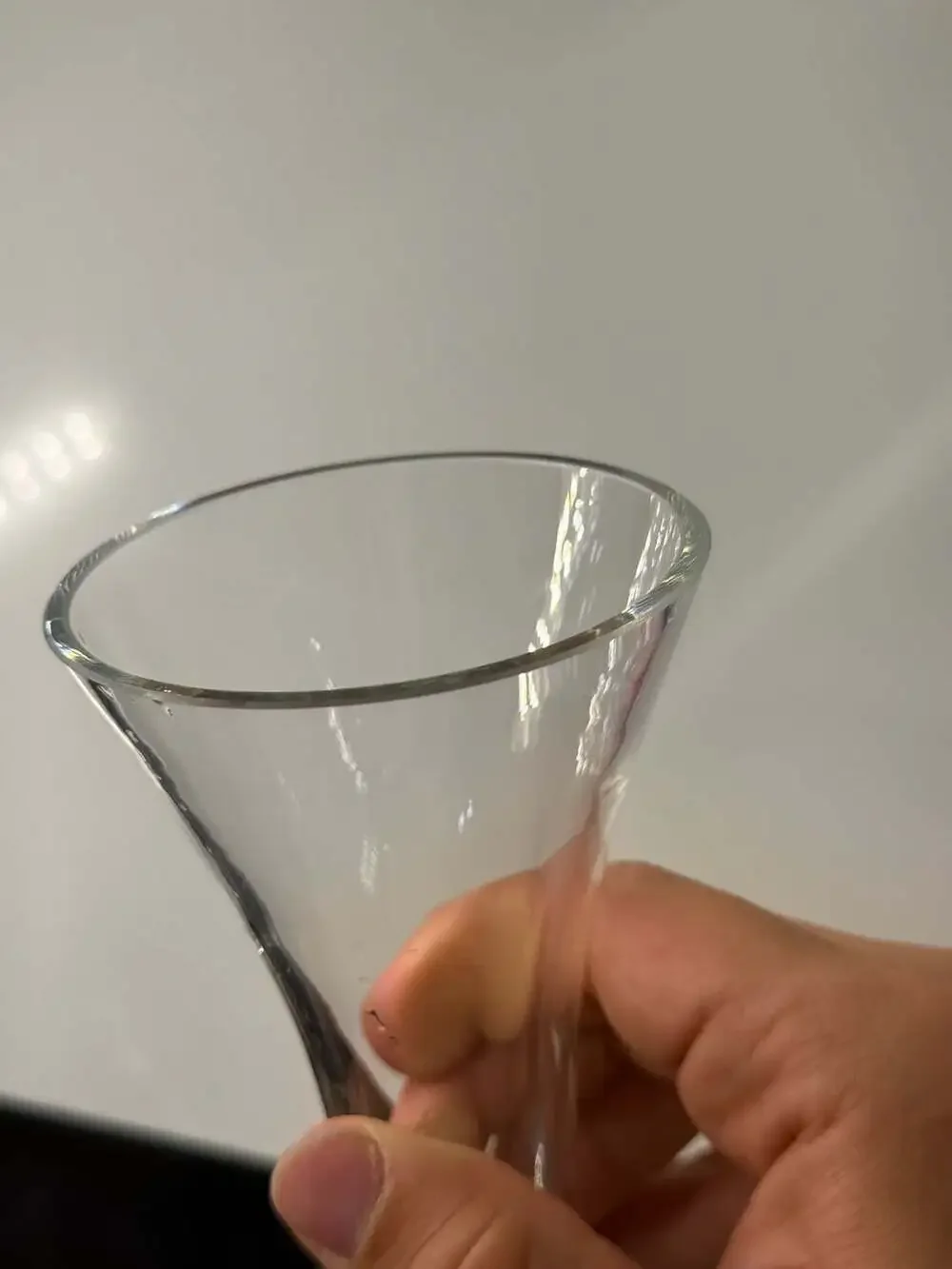 WMF Clear Glass Wine Decanter with Indented Base